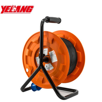 野狼 yelang 工程接线盘移动卷线盘绕线盘电缆盘漏电保护工业插排3*2.5 50米 YL-S31BS-1050