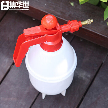 集华世 手持小型压力喷水壶铜嘴气压式喷壶【1.5L颜色随机2个装】JHS-0170