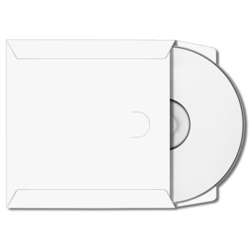 铭大金碟（MNDA）cd dvd光盘收纳纸袋 100片/包 白色