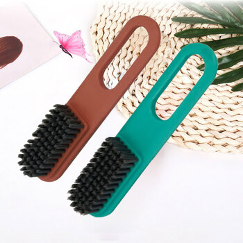 亿丽佳 塑料小刷子鞋子清洁刷软毛洗鞋刷洗衣服刷板刷鞋刷子（颜色随机）15件/组