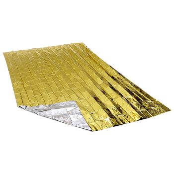 海斯迪克 HKK-18 多功能急救保温毯金银双面 160*210cm 户外求生救生毯防晒毯应急毯