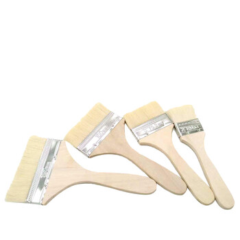 兰诗（LAUTEE）DF-1003 羊毛刷软毛油漆刷 烘焙扫工业刷 1寸  10把/盒