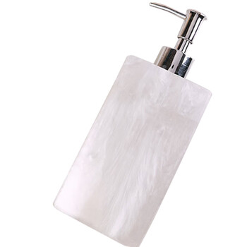 兰诗（LAUTEE）PA1148 黑仿大理石洗手液瓶 500ml黑色款