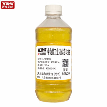 天成美加 TOMA L-CKC100号中负荷工业闭式齿轮油 500ml/瓶