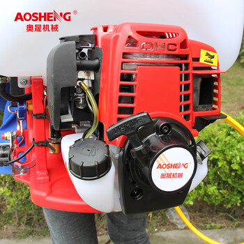 奥晟机械（AOSHENG）四冲程动力喷雾机 背负式果树打药机 燃油喷雾器施肥机稻田撒化肥撒农药农用弥雾机