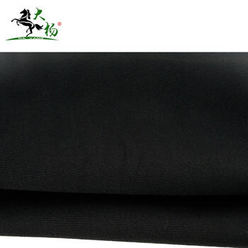 大杨216皮革围裙男女 防水防污耐脏挂脖厨房家务餐厅洗车场工厂皮罩衣 黑色 定制