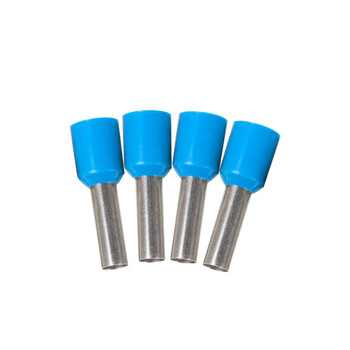 广邦 E10-12 管型预绝缘冷压端子E系列针型欧式接线端头紫铜鼻子 红色 1000只/包