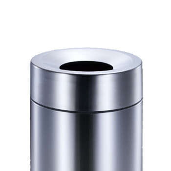 南 GPX-110S 南方港式广场垃圾桶 公用不锈钢垃圾箱垃圾筒 商场酒店果皮桶 内桶容量50升