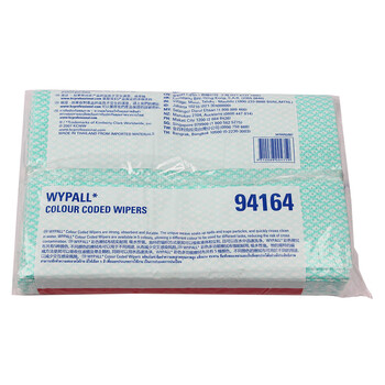 Kimberly-Clark 金佰利 94164 WYPALL 强韧型彩色清洁 擦拭布 绿色 定做 1包（20包/片）