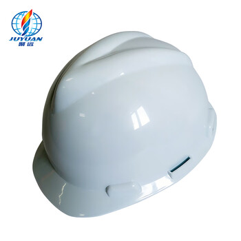 聚远 JUYUAN  V型安全帽 红色 ABS材质 建筑工程工地  工人安全帽 防砸抗冲击