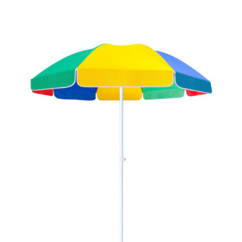 劳博士 LBS846 应急用大雨伞 遮阳伞摆摊沙滩广告伞 2.4米蓝色+银胶(有伞套带底座)