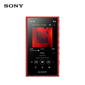 索尼（SONY）NW-A105 无线Hi-Res 安卓9.0 高解析度 无损音乐播放器 MP3 红色