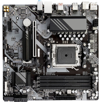 技嘉（GIGABYTE）B650M K主板DDR5支持AMD CPU AM5 7950X3D/7900X3D/7800X3D