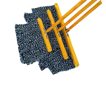 劲雅 JY-Fy800 拖布 方头 木头头拖布 800mm宽拖布 木把 木把方头棉纱拖布