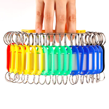 优必利 钥匙盘 带护套28位加厚舒适手提金属钥匙板标签分类管理钥匙扣 洒店宾馆房东大钥匙串