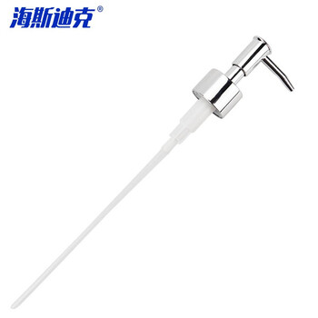 海斯迪克 HK-751 洗手液乳液瓶喷头 电镀塑料洗手液瓶按压器压头压泵头按压泵28牙 银色