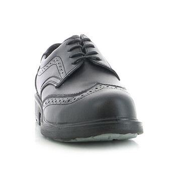 鞍琸宜/SAFETYJOGGERSMANAGER劳保鞋非金属材质防砸防刺穿防静电塑钢头防护鞋黑色41码1双可定制