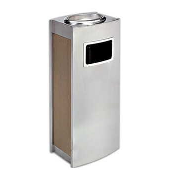 南 GPX-208F 南方精工座地烟灰桶 咖拉丝皮纹 办公楼立式不锈钢垃圾桶烟灰桶 室内果皮桶公用垃圾桶