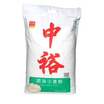 中裕 ZHONGYU 中筋面粉 原味小麦粉 馒头粉 包子水饺通用粉 10kg