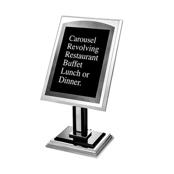 南 P-22 南方名牌 镜钢 户外展示架 立牌 酒店迎宾牌 导向牌 宣传牌