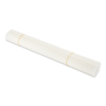 得力(deli)3847 财务装订机专用透明装订铆管Φ4.8mm*500mm 100支/盒装