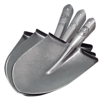 兰诗（LAUTEE）210386 铁锨头 工业建筑施工钢锹配件 农用园林工具铁铲头 尖楸头 2号（中）