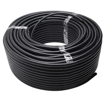 海斯迪克 HK-546 电线电缆保护套穿线软管 PE波纹管聚乙烯pe蛇皮管 塑料波纹管 AD25(100米）