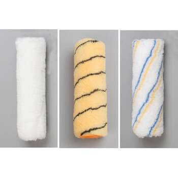 庄太太 10寸涤白绒 油漆刷羊毛滚筒装修涂料刷墙工具滚筒刷十个装ZTT-9066