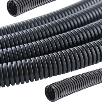 海斯迪克 HK-546 电线电缆保护套穿线软管 PE波纹管聚乙烯pe蛇皮管 塑料波纹管 AD25(100米）