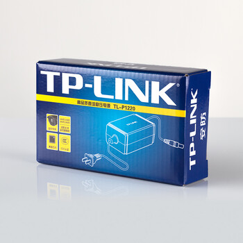 TP-LINK 安防监控电源12V直流稳压 2A  摄像头电源适配器 TL-P1220 (1.2m长)