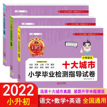 2022王朝霞小升初真题试卷十大城市小学毕业检测指导名校真题卷数学