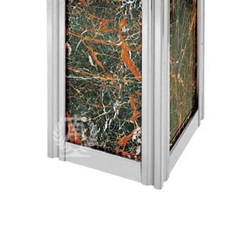 南 GPX-6A 四菱角座地烟灰桶 南方垃圾桶酒店宾馆不锈钢果皮桶带烟灰缸垃圾筒 大号镜钢 内桶容量15.8升