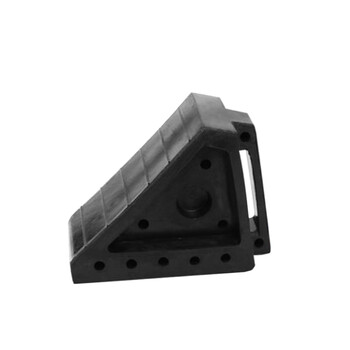 稳斯坦 橡胶止退器  三角轮支垫 止滑器 坡道汽车轮胎阻退器WST187 (款式二165*90*93)