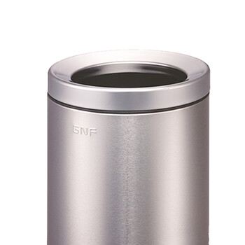 南 SF10-Y02 南方圆形房间桶   砂银钢 果皮桶  商用酒店宾馆客房不锈钢垃圾桶 容量10升