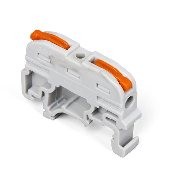 天旭接线端子软硬导线导轨式快速接线单孔免螺丝压线帽连接器4平方PCT-211 10个/包 1包