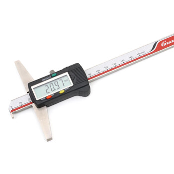 广陆guanglu 单钩头深度 数显卡尺0-150mm 电子数显游标卡尺量具123-101