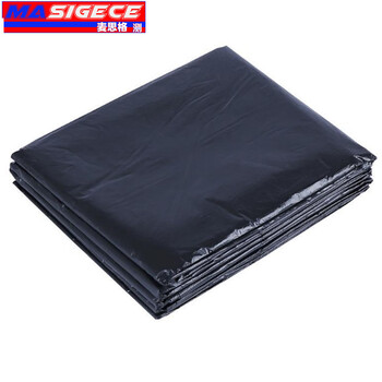麦思格测(MASIGECE)MAX-SL302 加厚大号一次性平装垃圾袋 商用环卫分类 80*90CM 黑色 50个/包【环保分类】