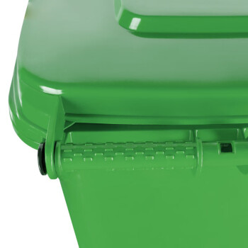 震迪 塑料垃圾桶 240L常规款中间脚踩物业小区公用室外环保分类塑料带盖翻盖垃圾箱可定制 KT545酒店垃圾桶
