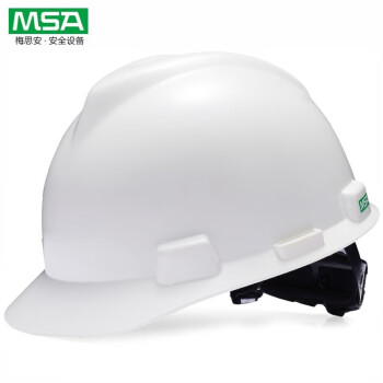 梅思安（MSA）10172879 V-Gard ABS标准型安全帽 超爱戴帽衬 D型下颚带白色 1顶