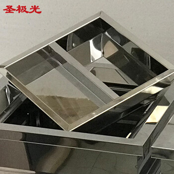 圣极光酒店垃圾桶29*29*63cm不锈钢上开口带内桶710829黑白根