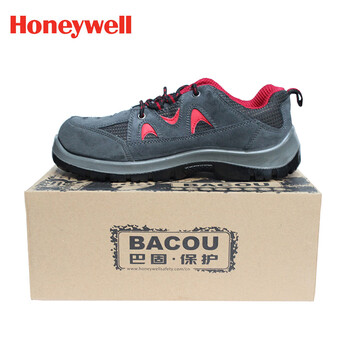 霍尼韦尔Honeywell SP2010512反毛牛皮劳保鞋防砸防静电防刺穿防滑 红色 42码