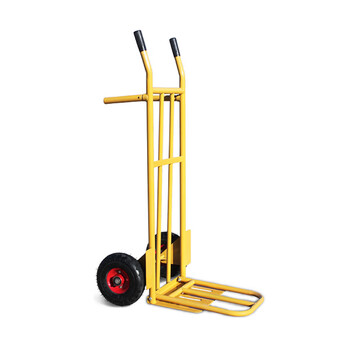 稳斯坦 WST126 老虎车 搬货手推车 高1.3米双臂管自重35斤载重1000斤33cm14寸实心轮