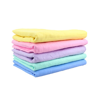 益美得 FW-1071 清洁巾毛巾鹿皮绒抹布吸水玻璃巾毛巾擦车布 43*32cm 颜色随机