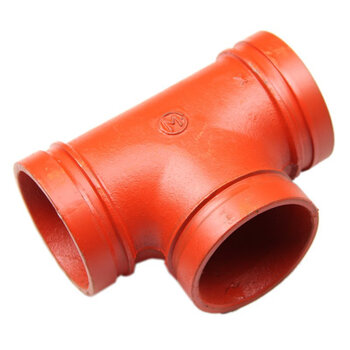 云筑 云筑 沟槽管件 正三通 消防沟槽DN100 外径114 10个装