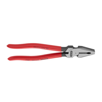 凯尼派克（KNIPEX）02 01 225 省力型钢丝钳 九寸 定制 抛光 塑料套柄 225mm 切割类工具 钢