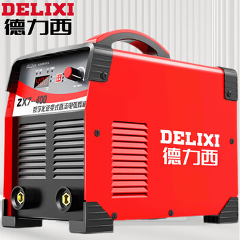 德力西电焊机ZX7-400工业级三相电 380v 单电压工业级便携式焊机全套加粗10米线【400高端单电压】