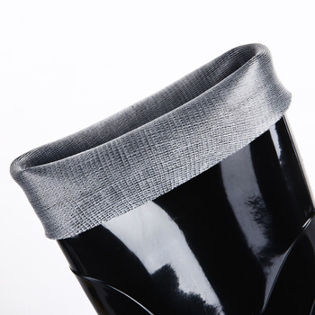 者也  耐磨雨鞋男士水鞋中筒雨靴水靴防滑防水钓鱼塑胶套鞋防汛劳保胶鞋 牛筋底42码