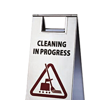 南 P-17G 停车牌 清洁进行中 砂钢 告示牌停车牌请勿泊车牌小心地滑牌