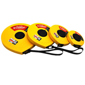 田岛（TAJIMA）S-20U 玻璃纤维卷尺S土木工程建筑测量工具20米1003-0044 PVC覆层防水双色双面刻度软皮尺