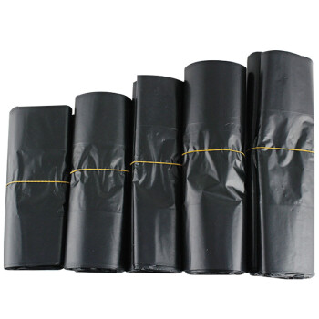 兰诗（LAUTEE）DA4035 手提式加厚塑料袋方便袋超厚水产袋5公斤装 黑色30*55cm【32个】/公斤